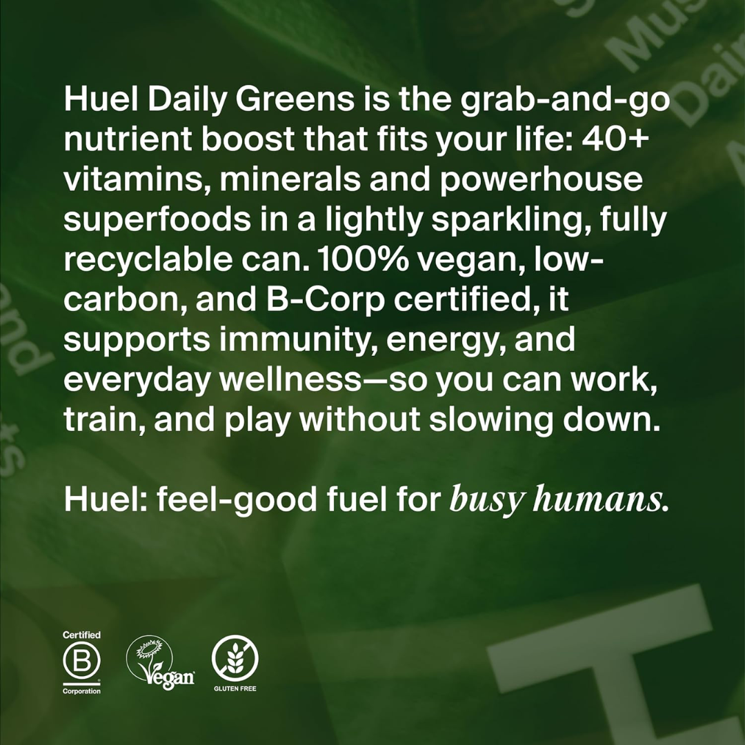 Huel Daily Greens RTD 12x330ml Peach & Hibiscus