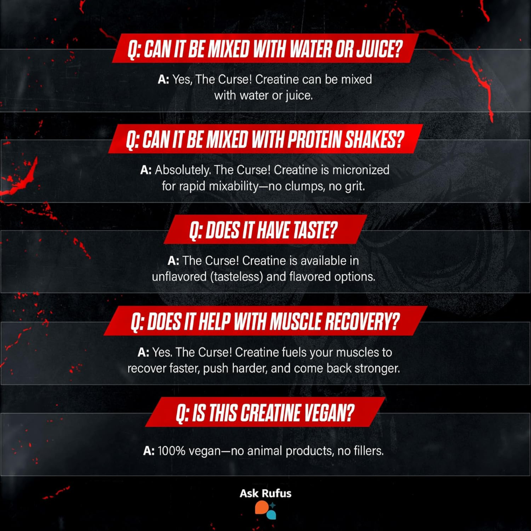 JNX Sports The Curse! 300g Creatine