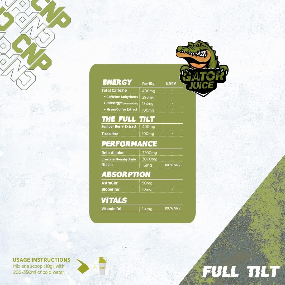 CNP Full Tilt 300g Gator Juice