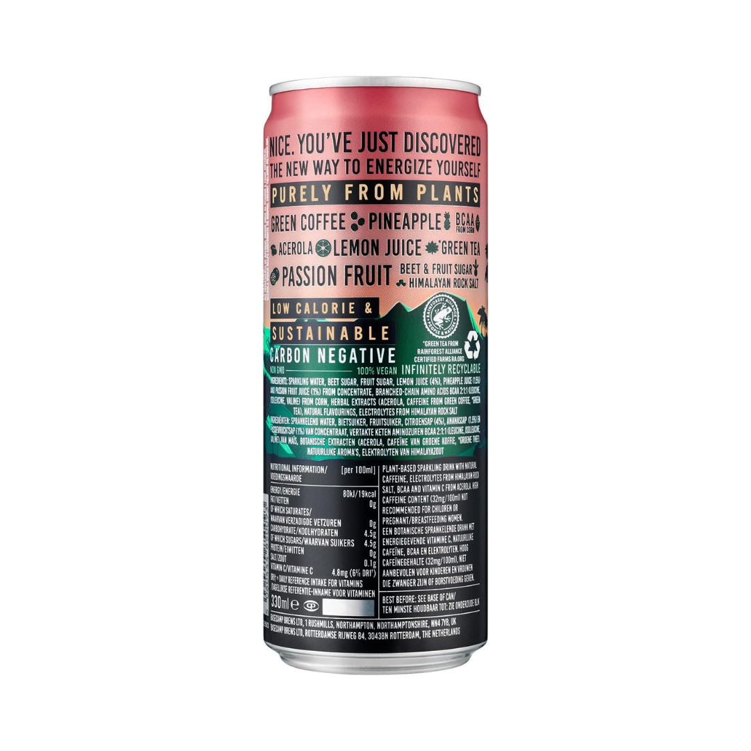 Tenzing Natural Energy BCAA 12x330ml Pineapple & Passionfruit