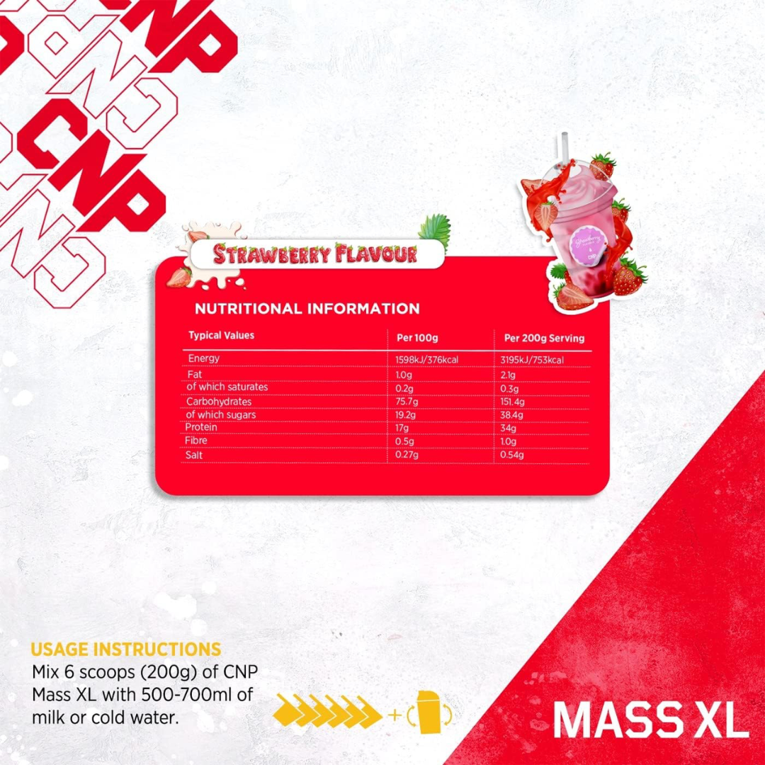 CNP Mass XL 4.8kg Strawberry