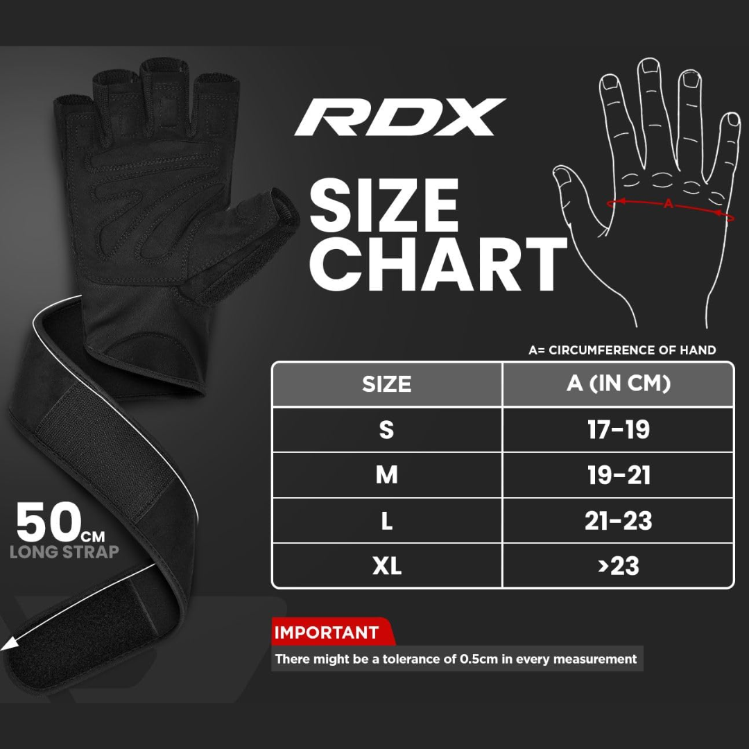 RDX Gym Glove Micro Plus M Black