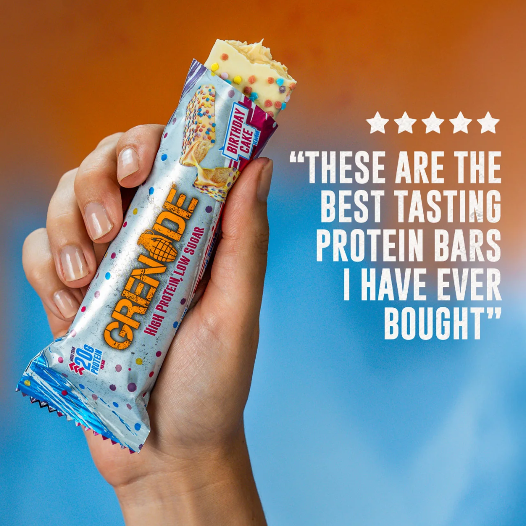 Grenade Protein Bar 12x60g - Birthday Cake