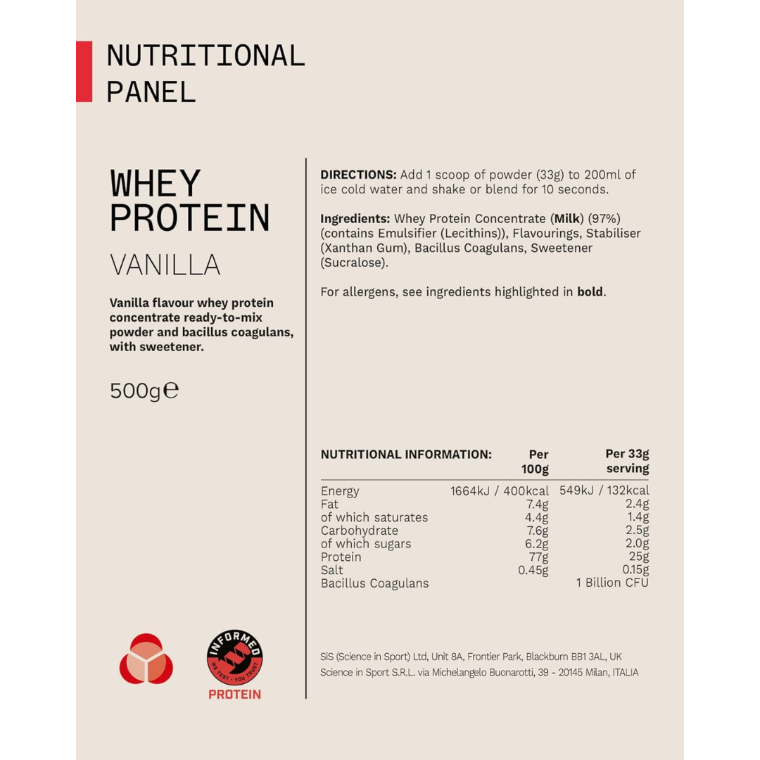 PhD Nutrition Powder Whey 500g Vanilla