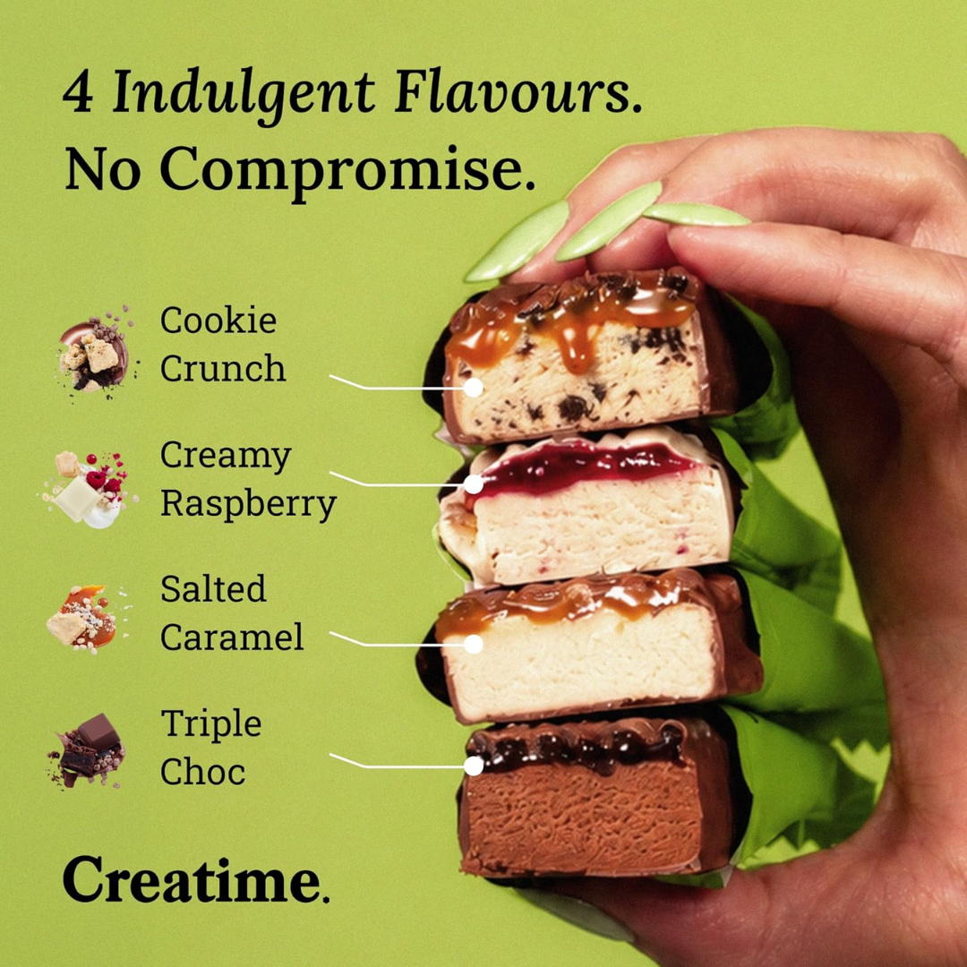Creatime Creatine Protein Bar 12x50g Triple Choc
