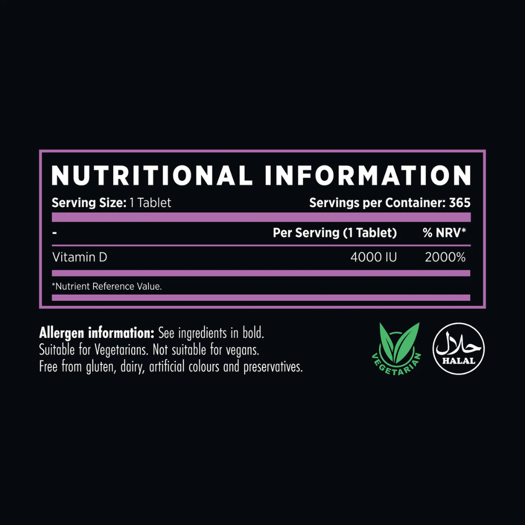 Refined Nutrition Ultra Vitamin D3 365 Tabs