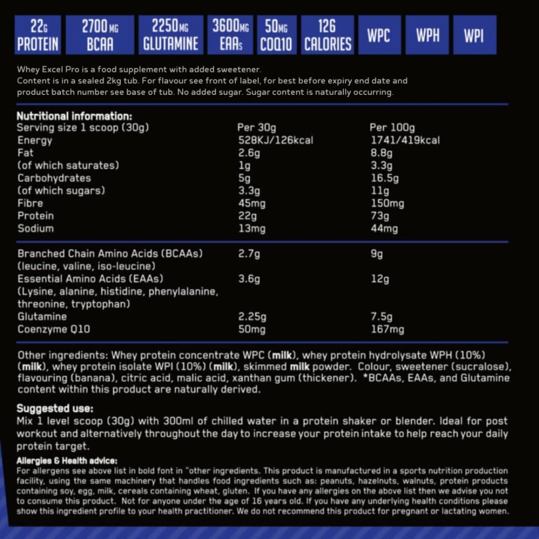Outangled Whey Excel Pro 2kg Chocolate