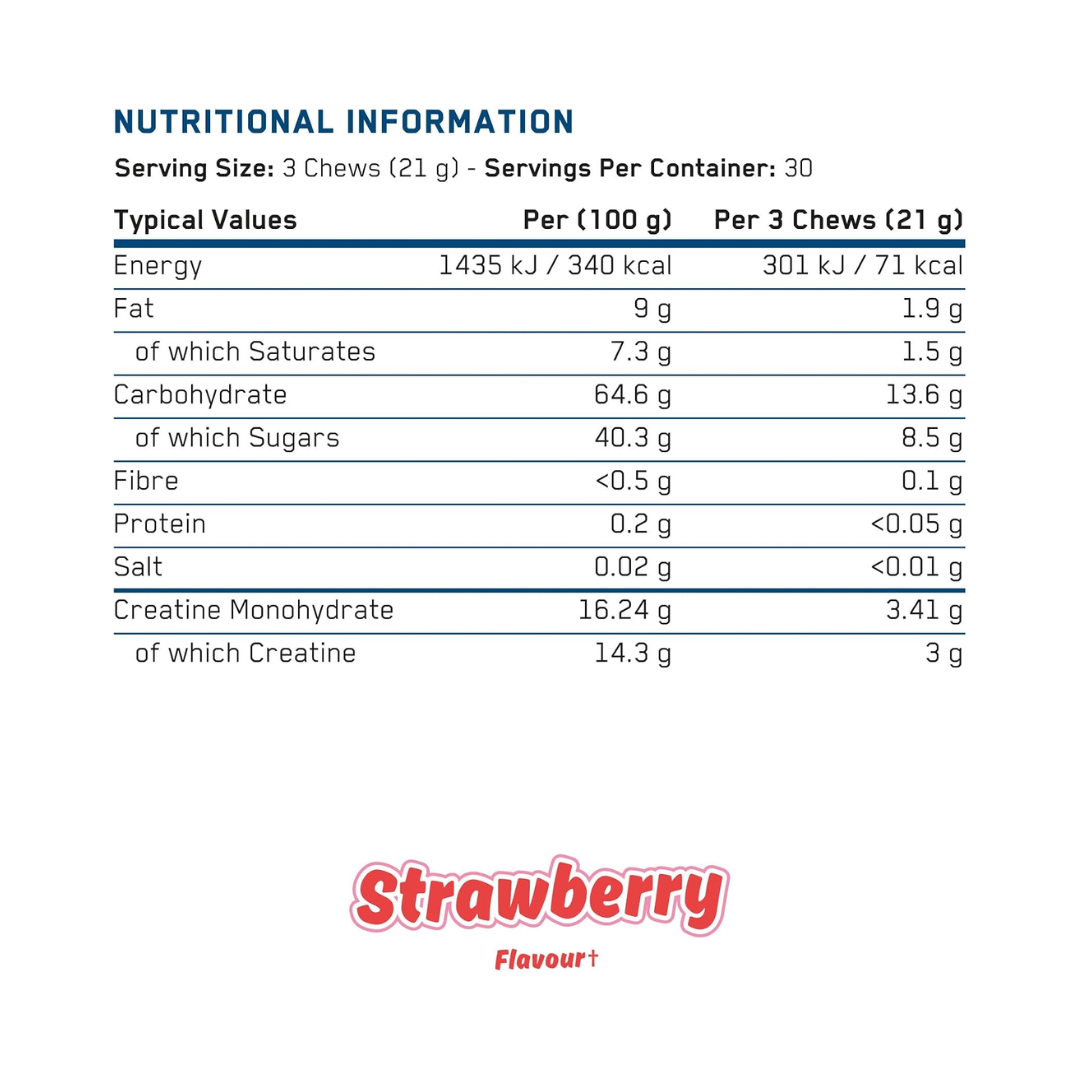 Applied Nutrition Creatine Chews 630g Strawberry