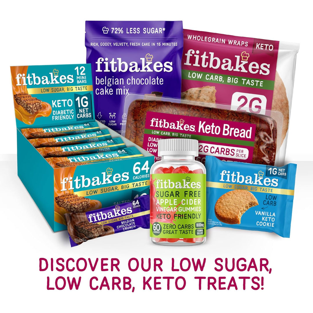 Fitbakes Crunch Bar 12x19g Belgian Chocolate