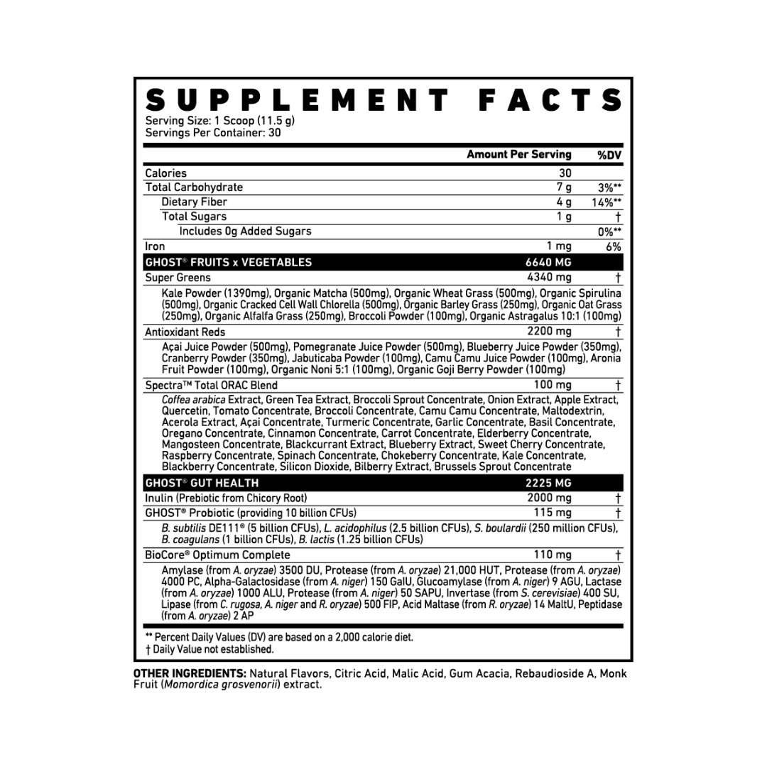Ghost Greens 330g Pink lemonade