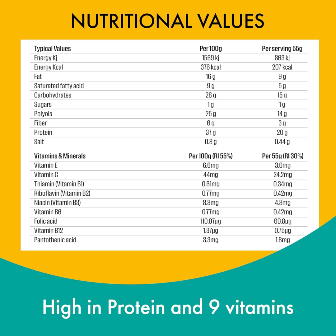 Fulfil Nutrition Vitamin & Protein Bar 15x55g Dark Salted Caramel
