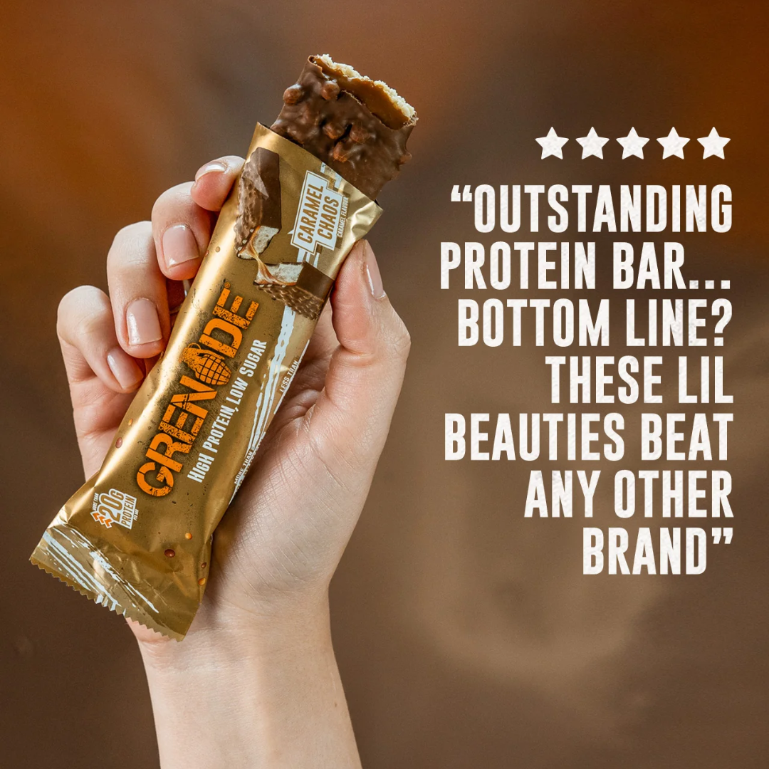 Grenade Protein Bar 12x60g - Caramel Chaos