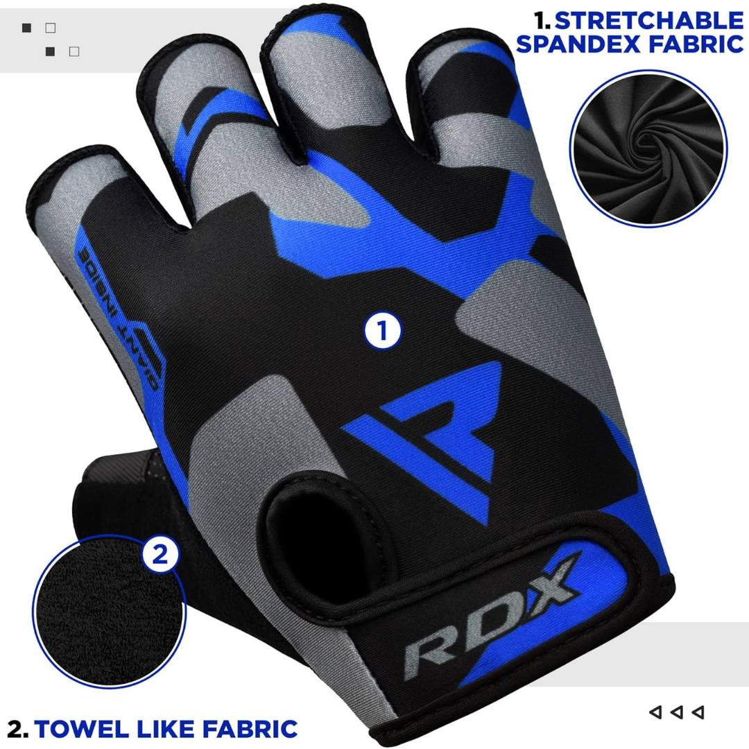 RDX Gym Gloves Sumblimation F6 2XL Blue
