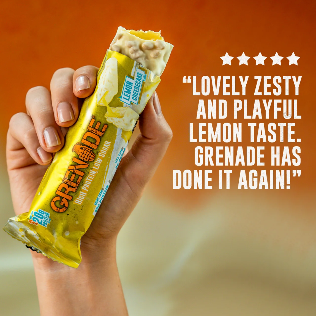 Grenade Protein Bar 12x60g - Lemon Cheesecake