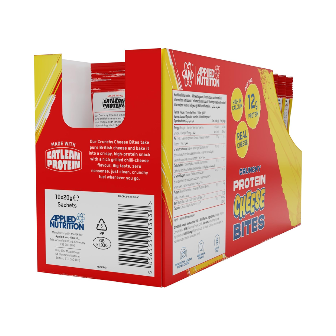 Applied Nutrition Protein Cheese Bites 10x20g Chilli