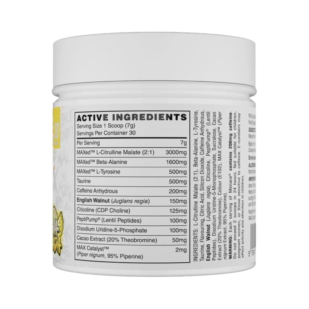 Naughty Boy Menace V2 210g Pina Colada 30 Servings