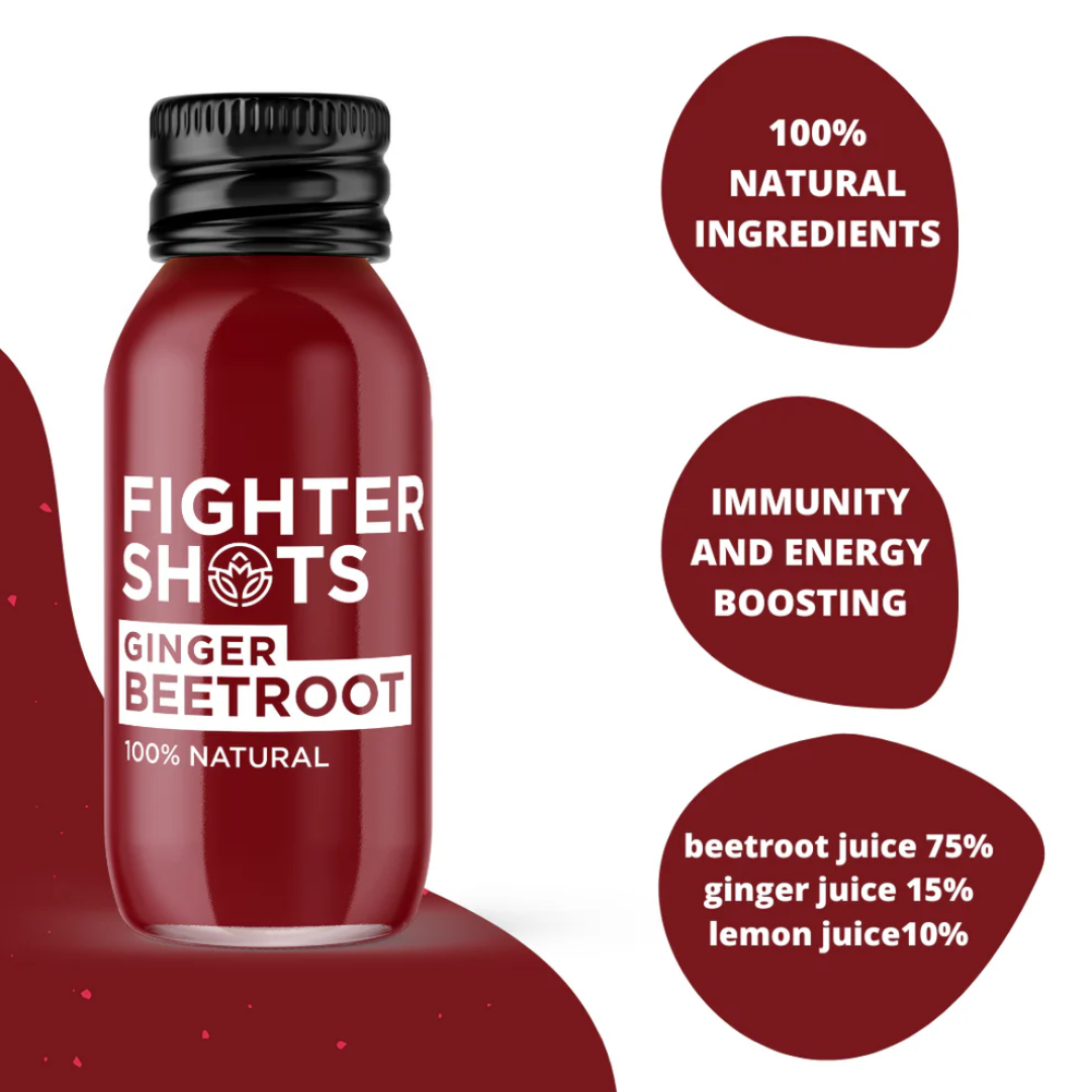 Fighter Shots 12x60ml Ginger Beetroot