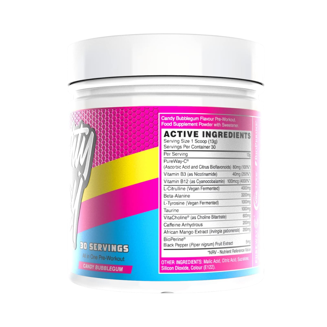 Naughty Boy Energy 390g Candy Bubblegum
