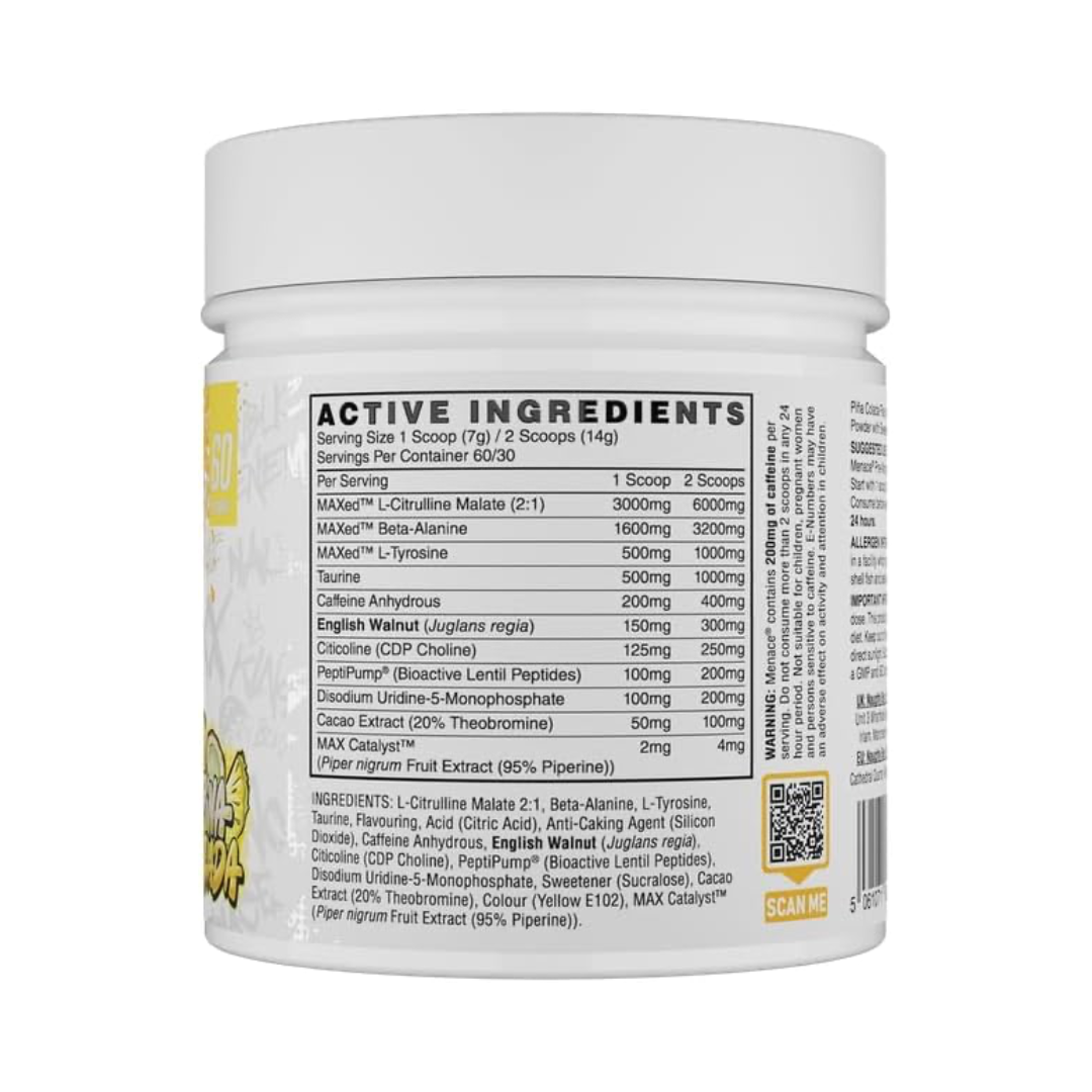 Naughty Boy Menace V2 420g Pina Colada 60 Servings