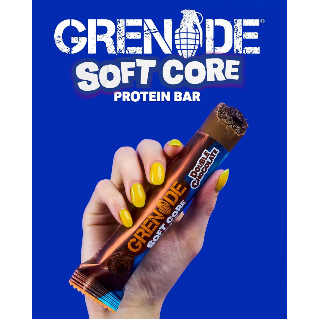 Grenade Soft Core Protein Bar 12 x 50g Double Chocolate