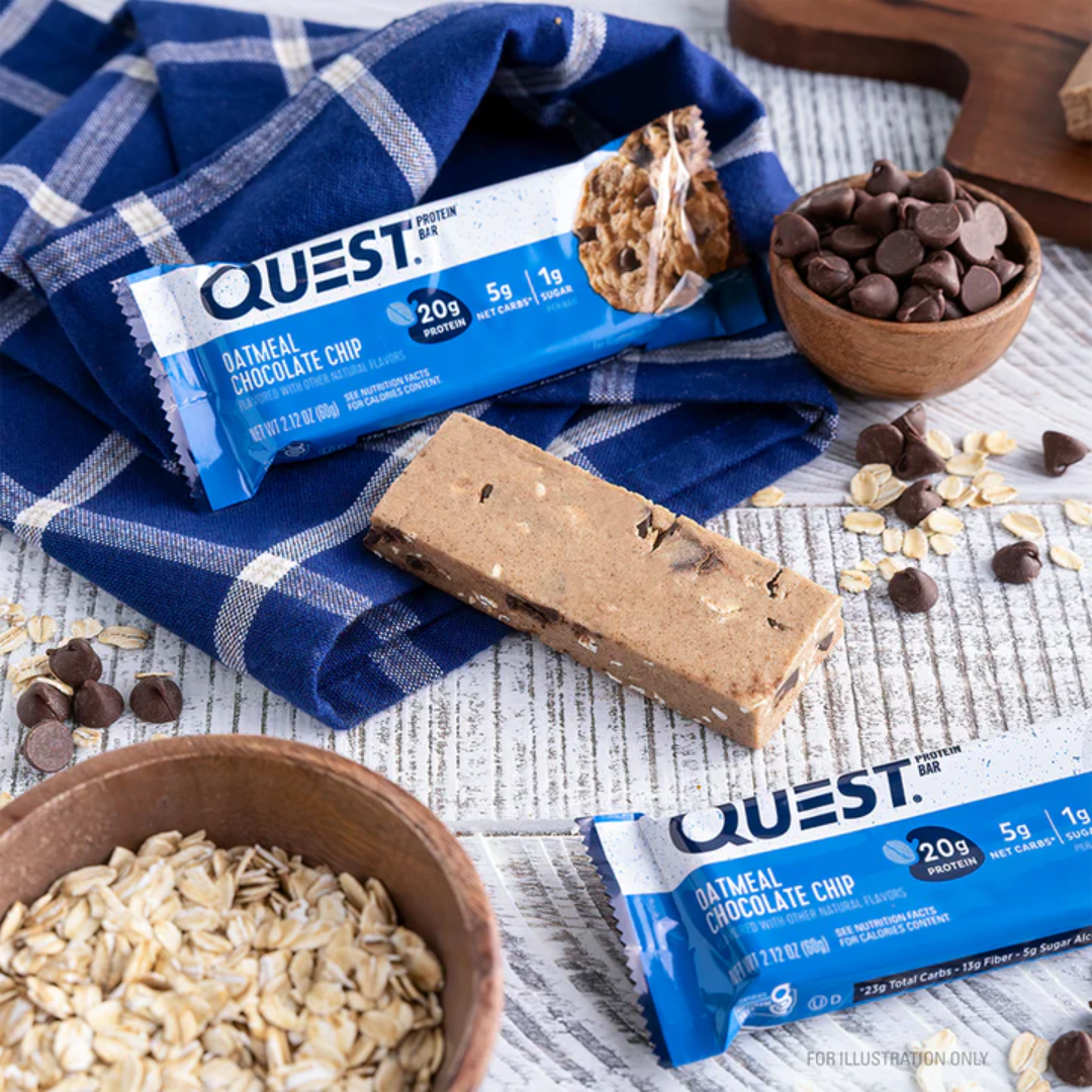 Quest Nutrition Bar 12x60g Oatmeal Chocolate Chip