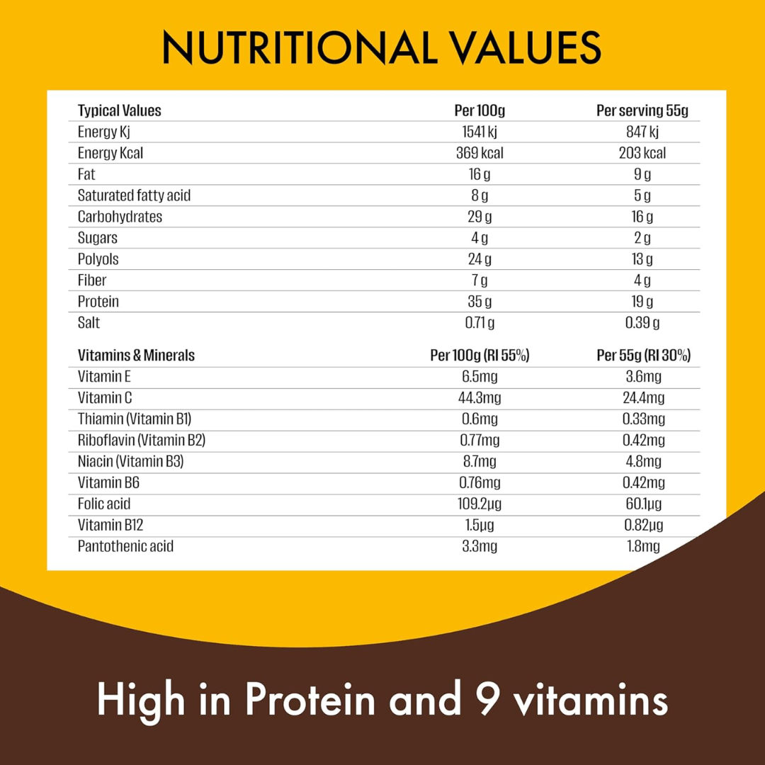Fulfil Nutrition Vitamin & Protein Bar 15x55g Peanut & Caramel