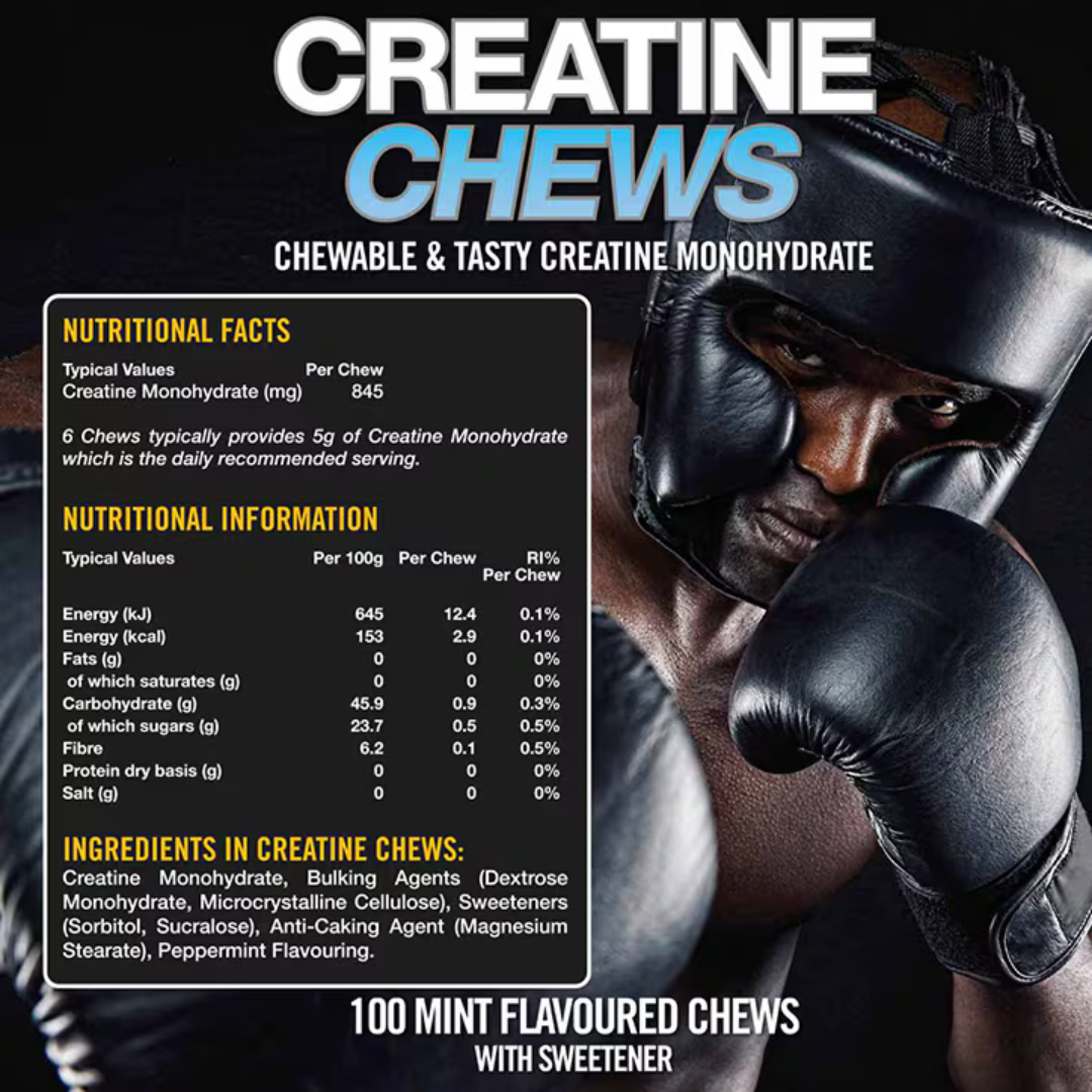 VOW Nutrition Creatine Chews 100 Tabs Mint