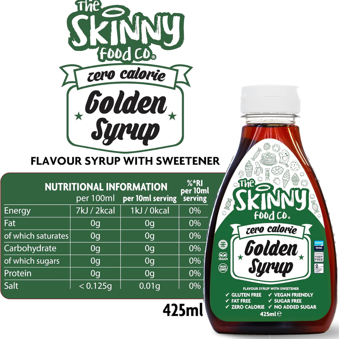 The Skinny Food Co Zero Calorie Skinny Syrup 425ml Amaretto