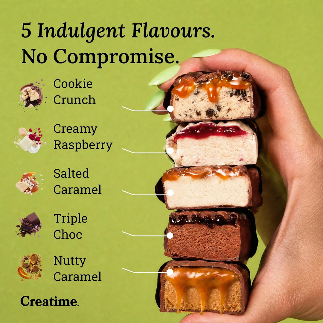 Creatime Creatine Protein Bar 12x50g Nutty Caramel