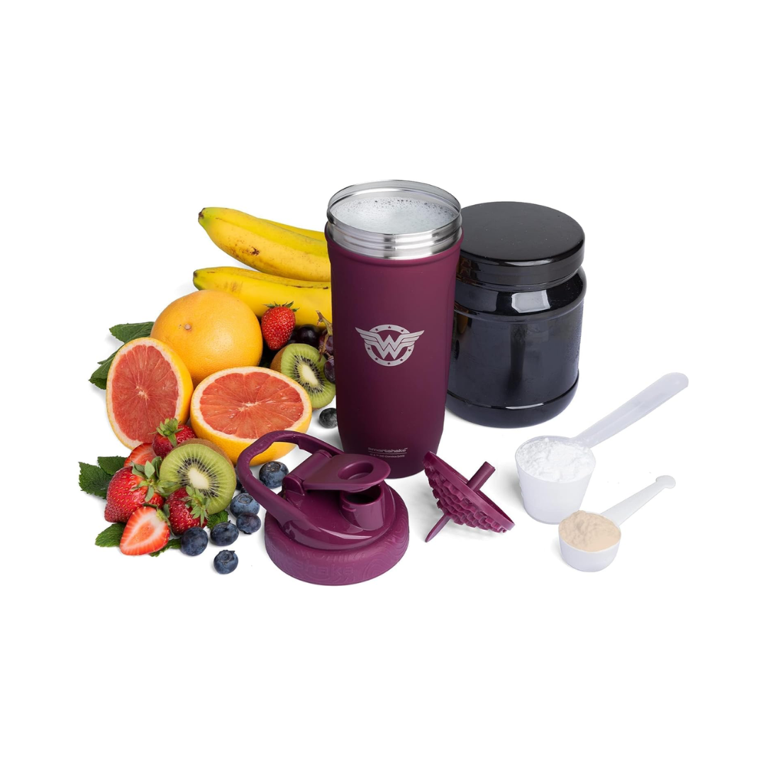 SmartShake Reforce Steel Shaker 900ml DC Wonderwoman