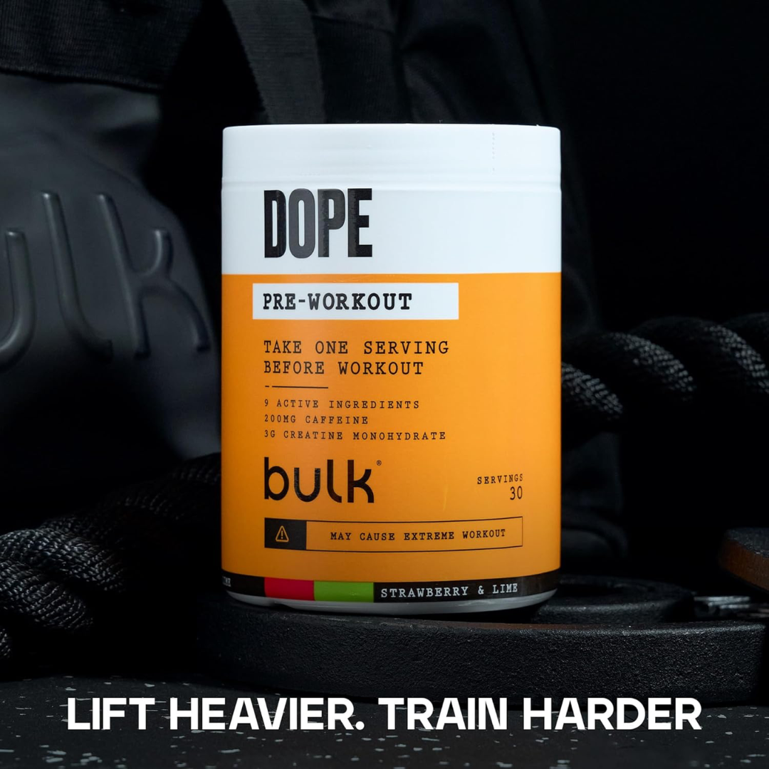 Bulk Dope Pre Workout 510g Strawberry & Lime