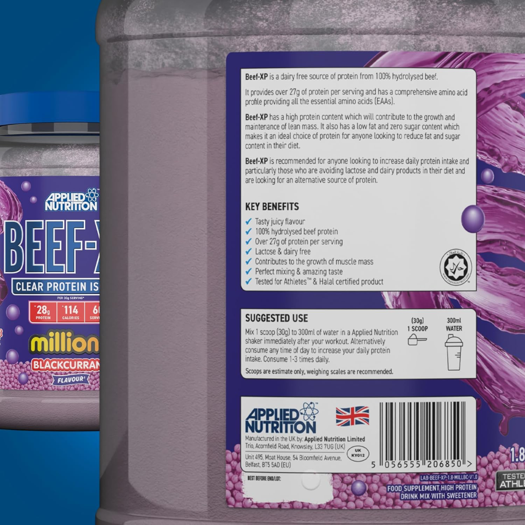 Applied Nutrition Beef XP 150g Blackcurrant Millions