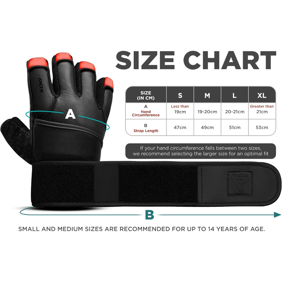 RDX Gym Glove Micro Plus XL Red/Black