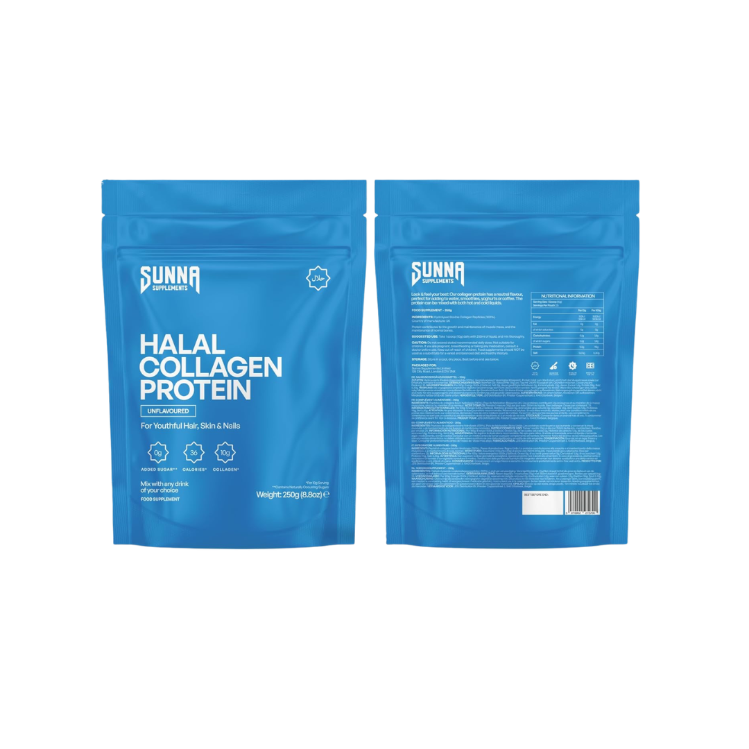 Sunna Supplements HALAL COLLAGEN PROTEIN 250g Unflavoured