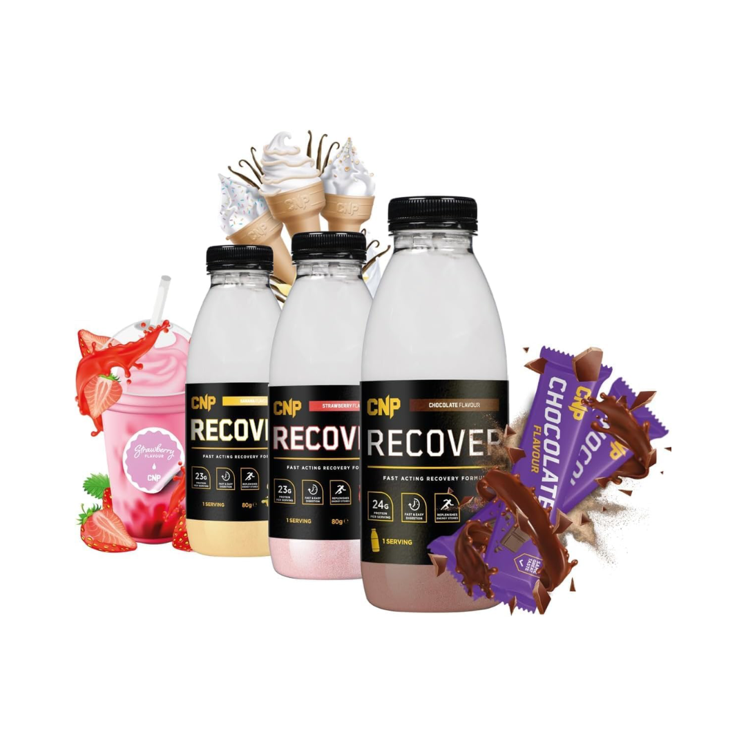 CNP Recover Shake and Take 24x80g Bottles Vanilla