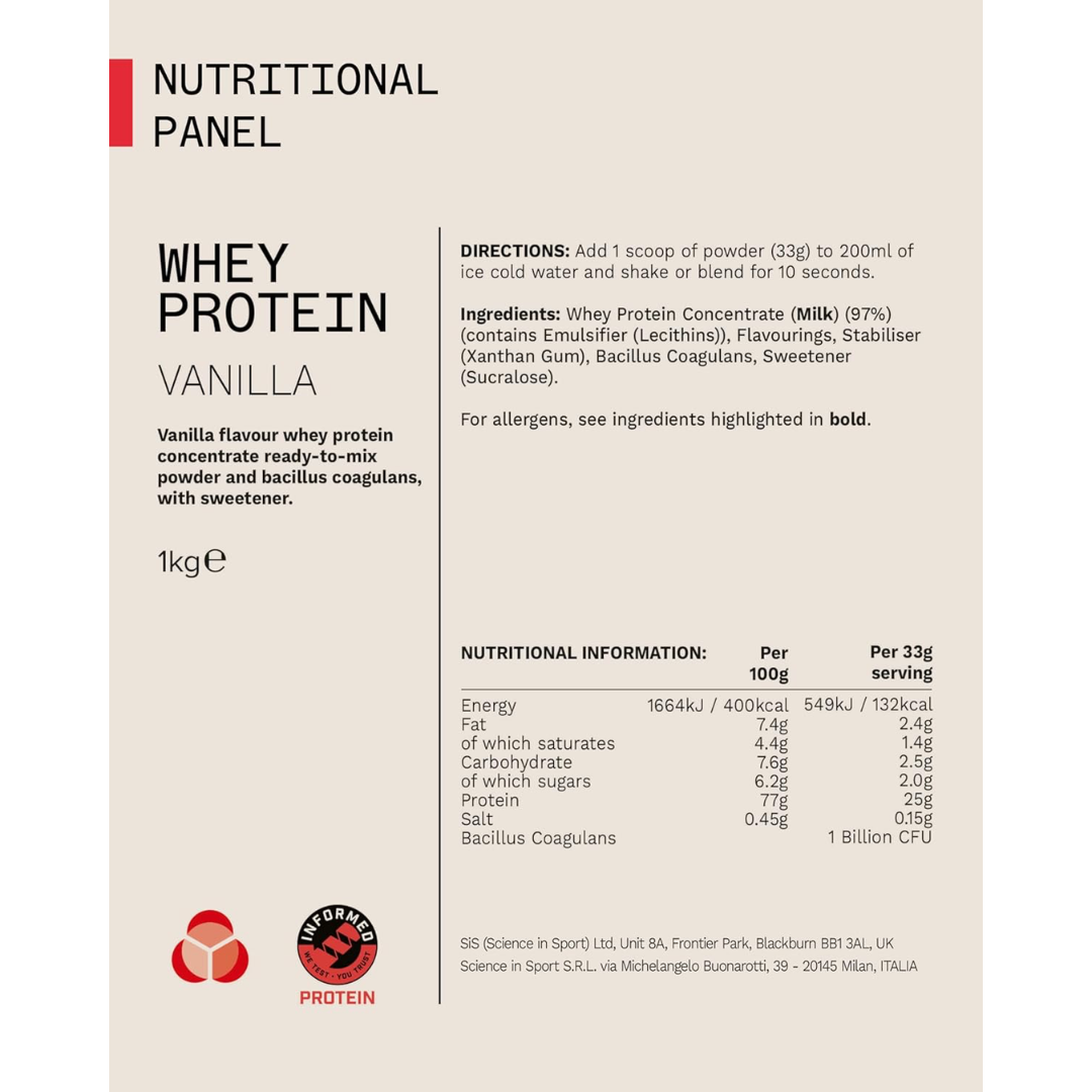 PhD Nutrition Powder Whey 1kg Vanilla