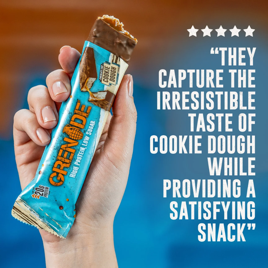 Grenade Protein Bar 12x60g - Chocolate Chip Cookie Dough