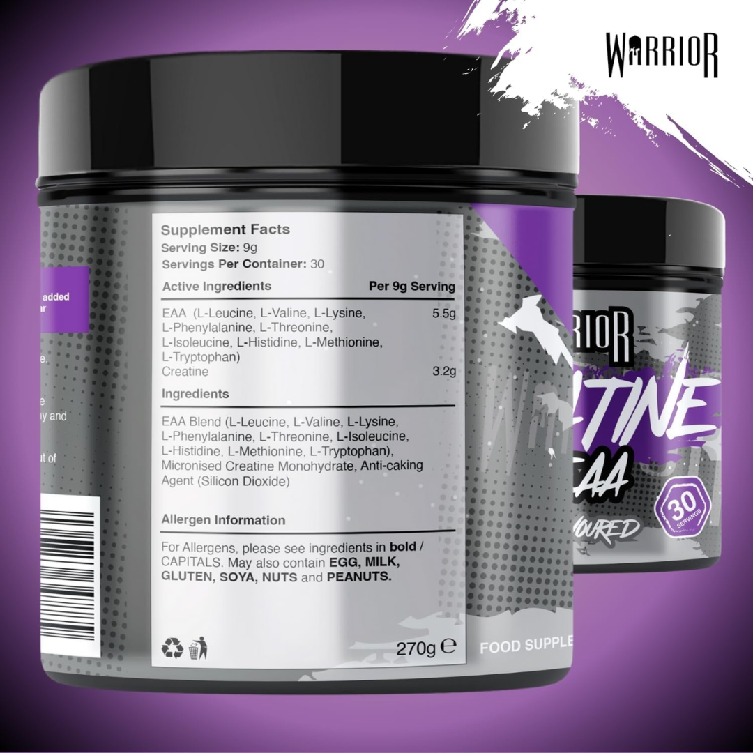 Warrior Creatine Plus EAA 270g Unflavoured