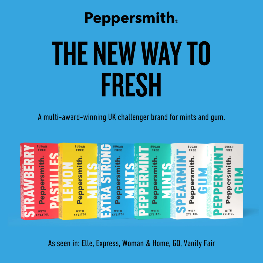 Peppersmith Mints 12x15g Extra Strong Mint