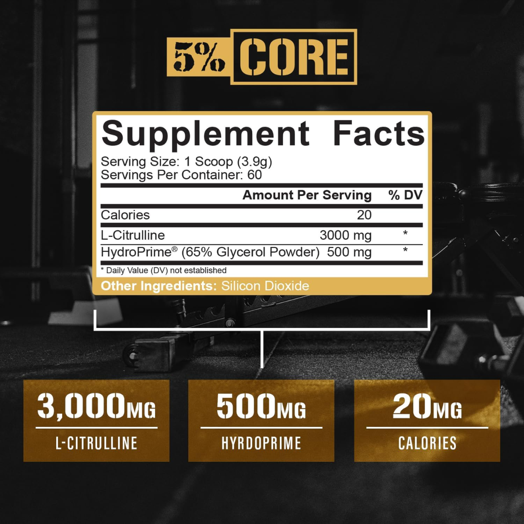 Rich Piana 5% Nutrition L-Citrulline 3000 234g