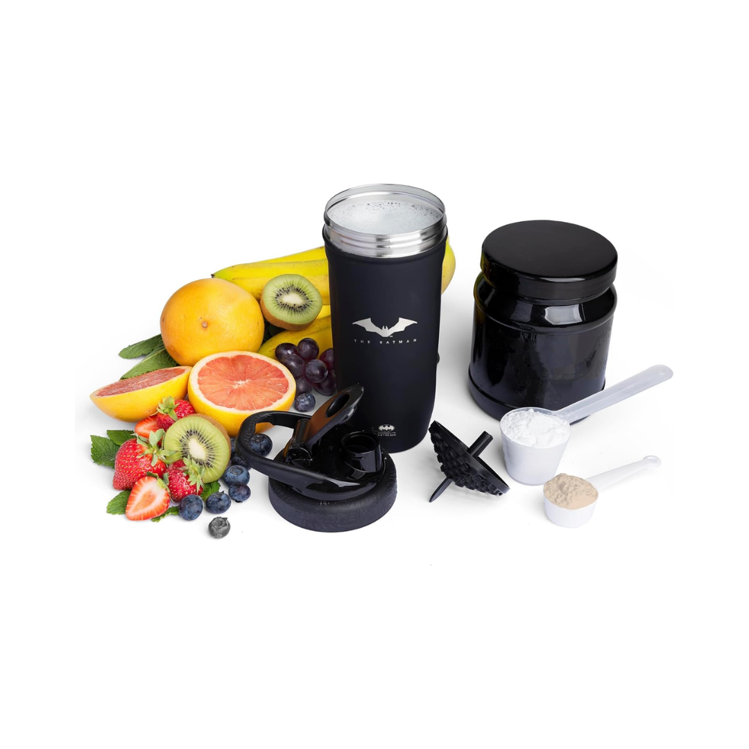 SmartShake Reforce Steel Shaker 900ml DC Batman (Logo)