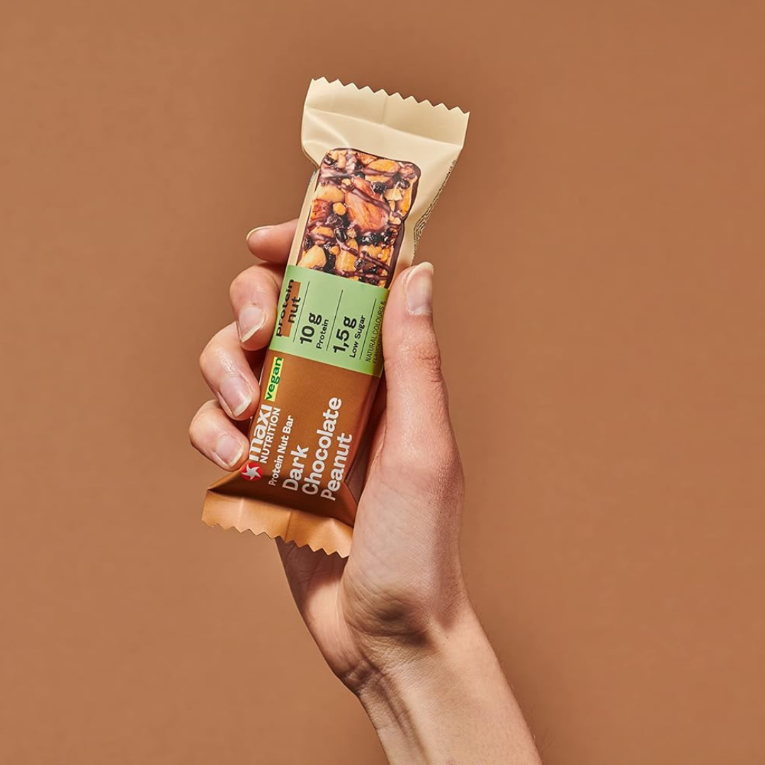 MaxiNutrition Nut Protein Bar 12x46g Dark Choc Peanut