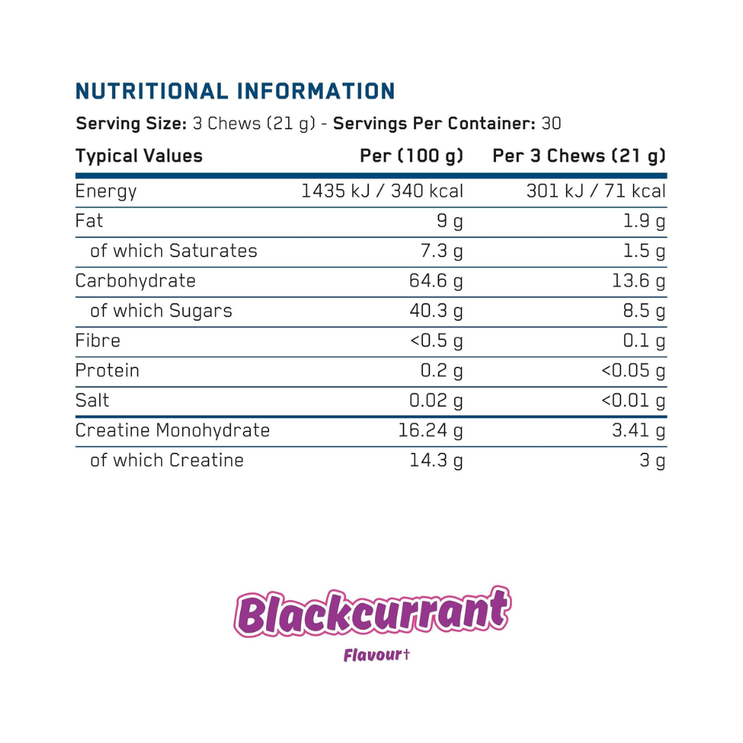 Applied Nutrition Creatine Chews 630g Blackcurrant