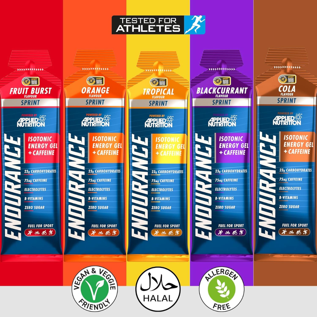 Applied Nutrition Endurance Velocity Sprint Gel 20x60g Orange