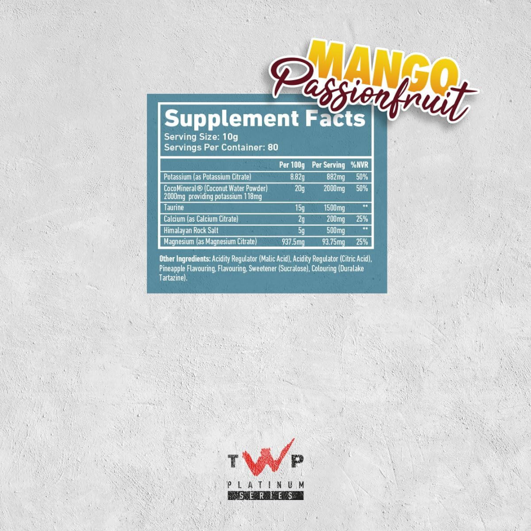 TWP Hydraplenish 800g Mango Passionfruit