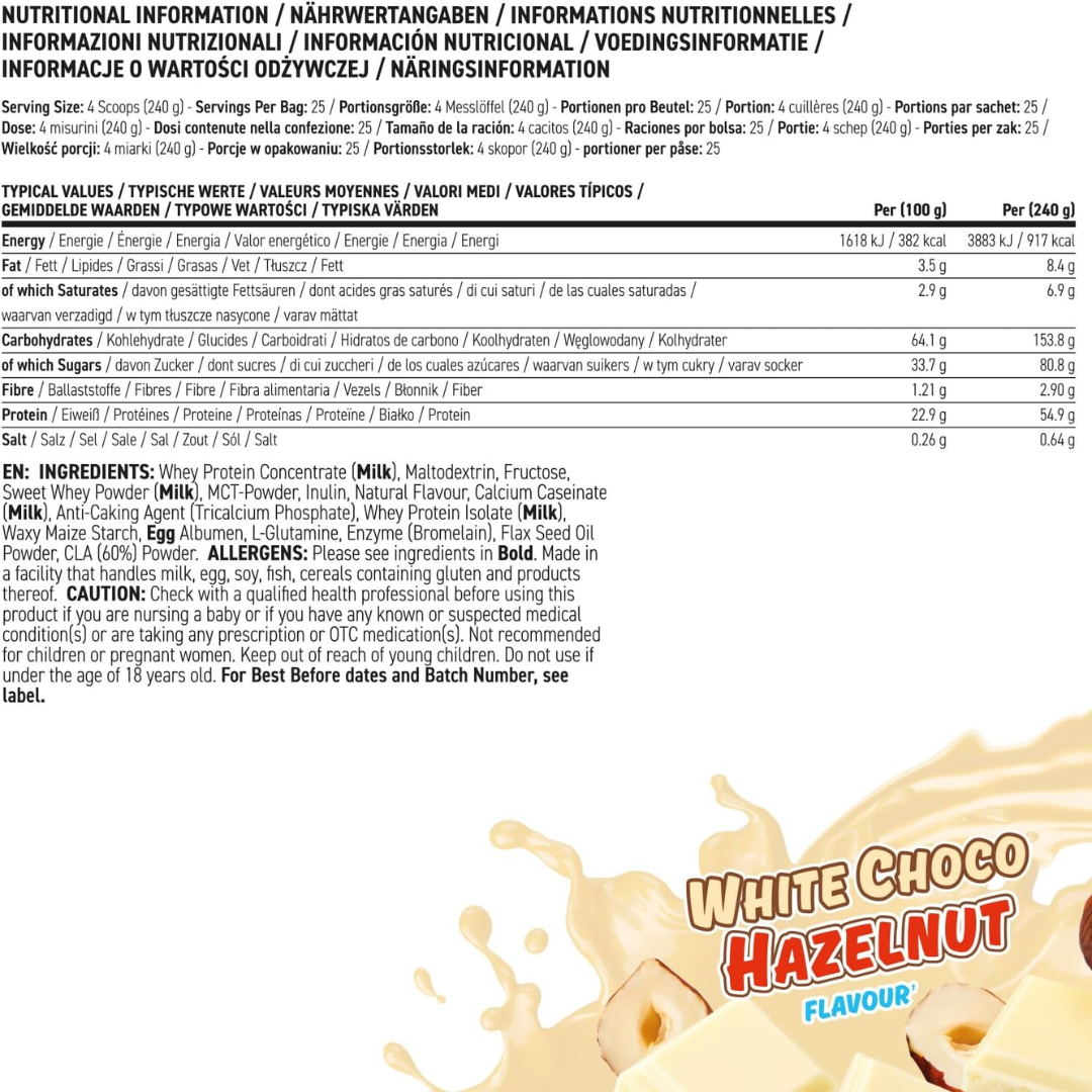 Applied Nutrition Critical Mass Original 6kg White Choco Bueno