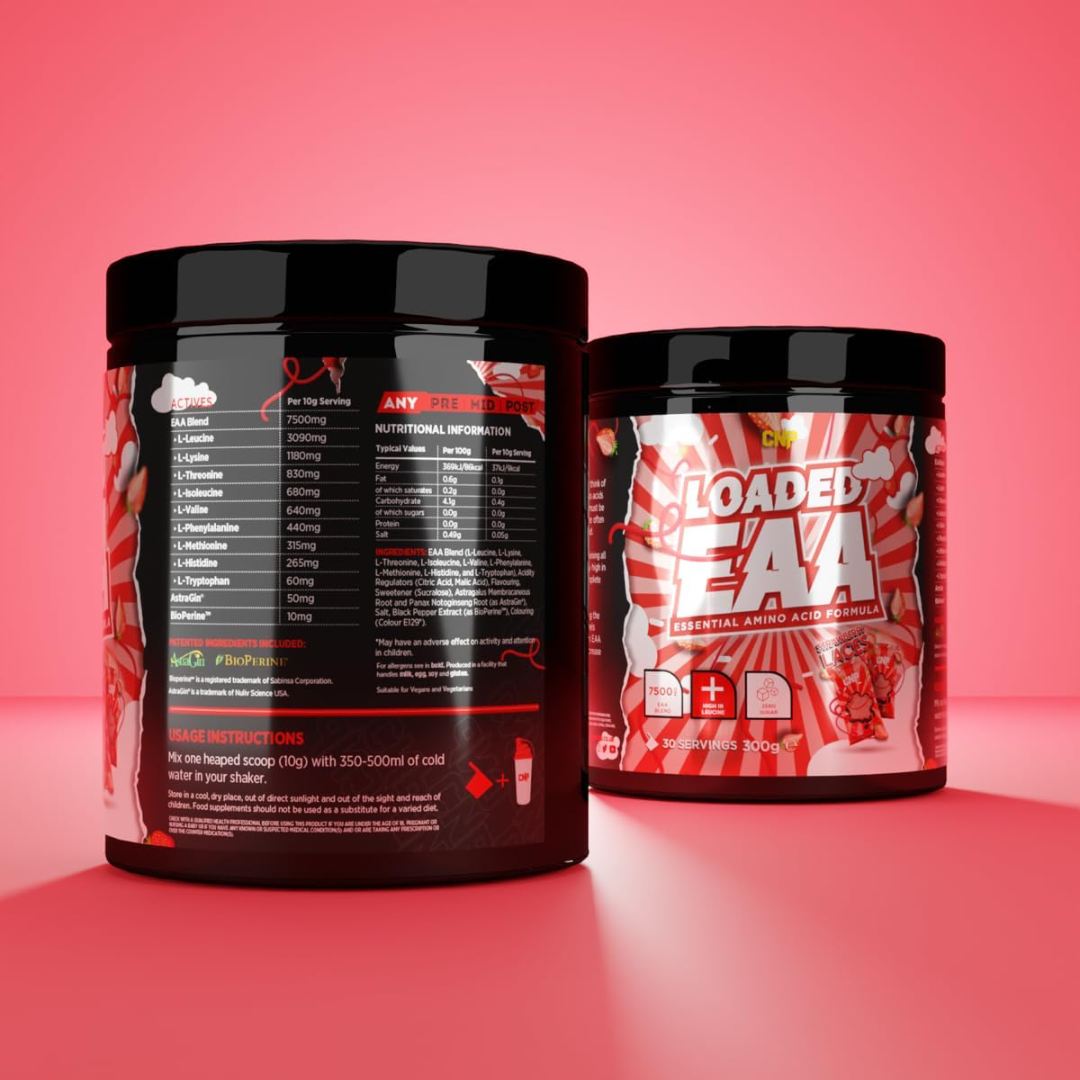 CNP Loaded EAA 300g Strawberry Laces