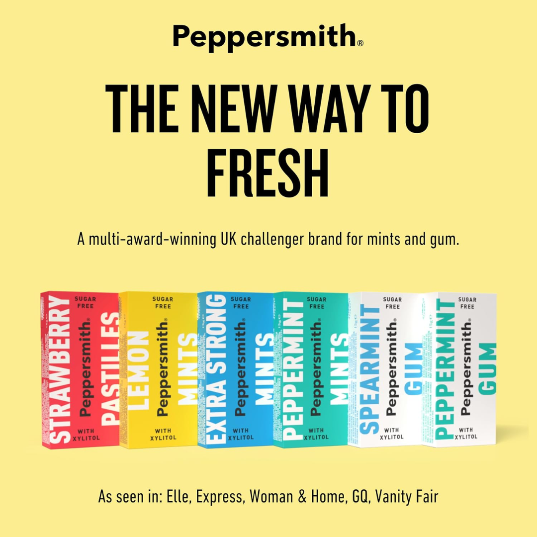 Peppersmith Mints 12x15g Lemon Mint