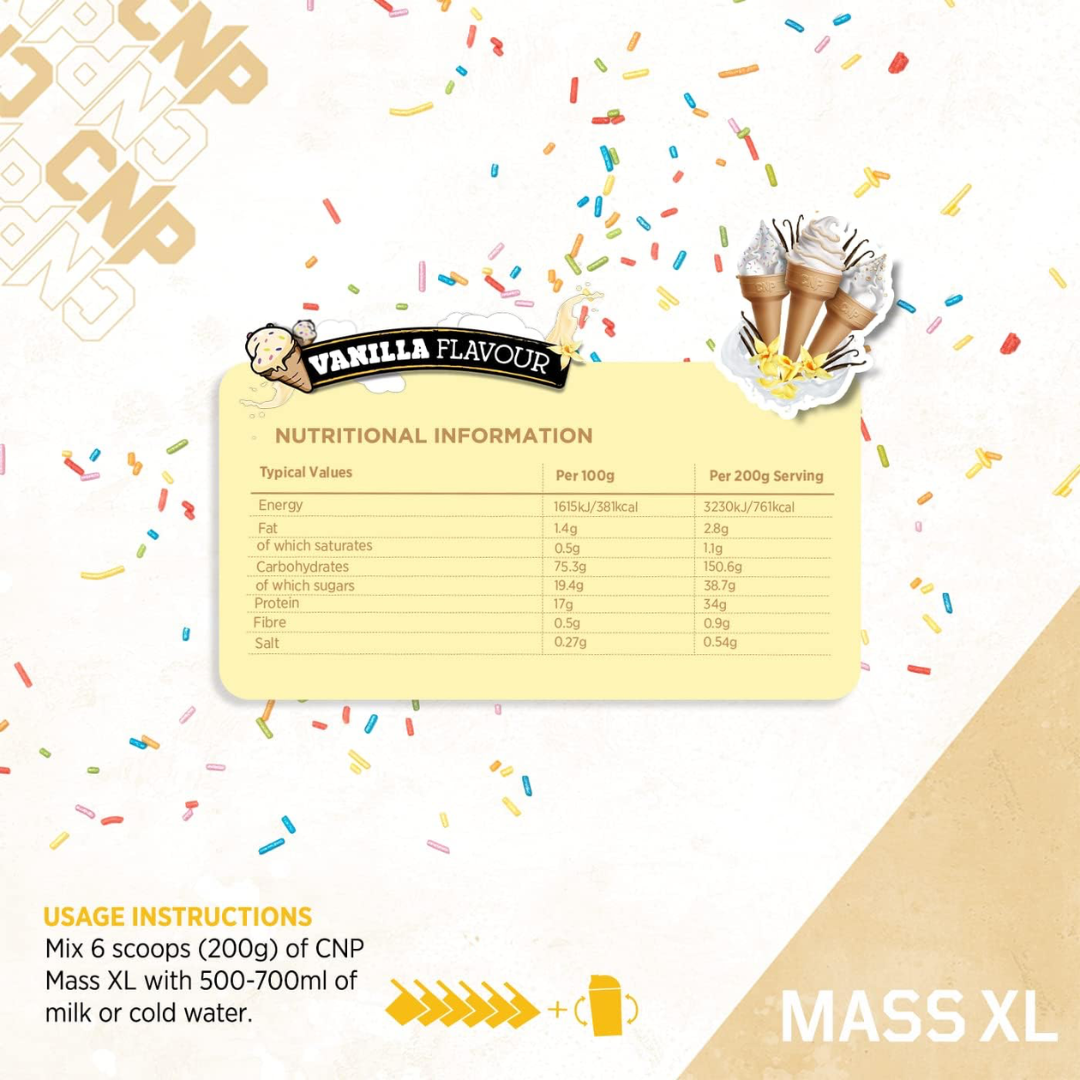 CNP Mass XL 4.8kg Vanilla
