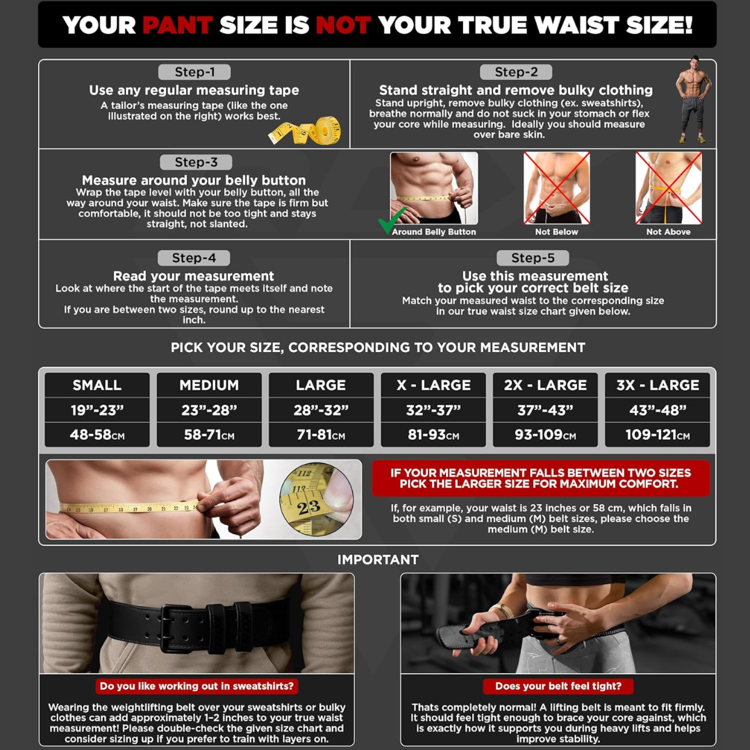 RDX Belt 6" Leather 3XL Black